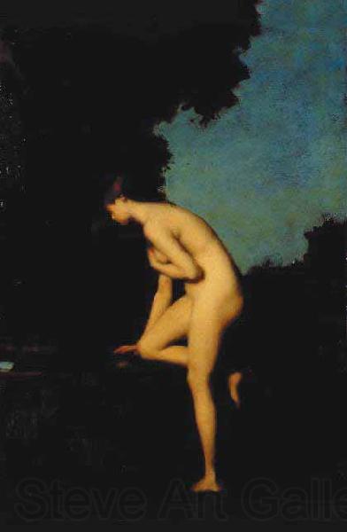 Jean-Jacques Henner La Fontaine Norge oil painting art